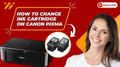 how to change ink in canon pixma.